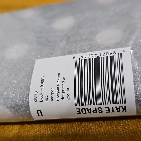 Kate Spade New York Morgan Sunshine Dot Passport Holder - Picture 5 of 6